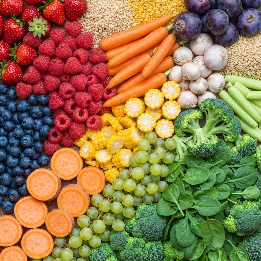 Variety of foods